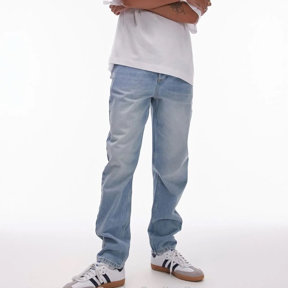 NWT Topman Stretch Tapered jeans 34/32 - Picture 1 of 8